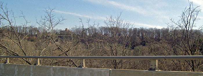 Photo of the Ridge Mansion from the Beltway